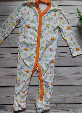 Якісний котоновий сліп чоловічок нового стану 12-18м.