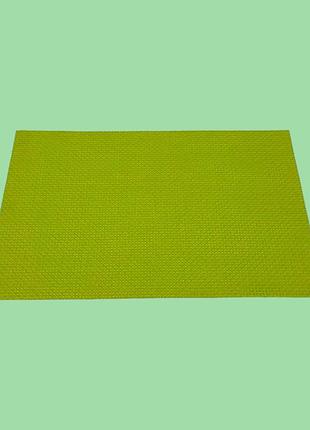 Салфетка сет пвх подставка под тарелку подложка сервировочный коврик для стола салатовая 30*45 cm variomarket