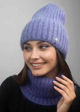 Комплект «витория» (шапка и баф) (5074-7) маренго