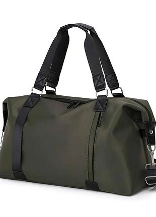 Дорожня непромокальна сумка хакі chengen 40 літрів