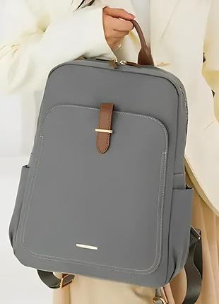 Женский классический городской рюкзак удобный повседневный для документов
