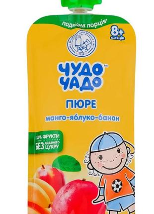 Пюре чудо-чадо манго-яблуко-банан 180г