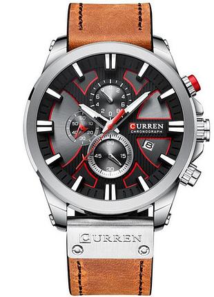 Curren 8346 brown-silver-black