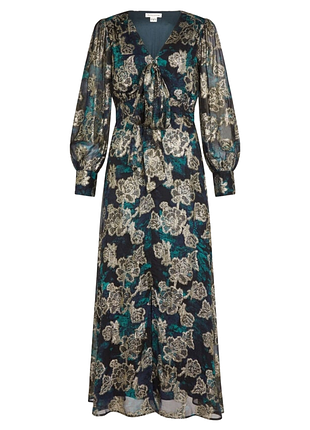 Люксовое праздничное платье макси