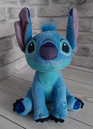 Мягкая игрушка стэчь (stitch) из мультфильма disney "ло и стечь" со звуковыми эффектами
