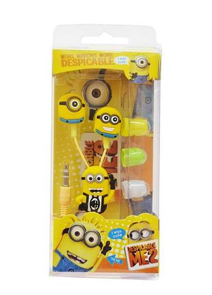 Наушники minions (миньоны) с микрофоном juventus