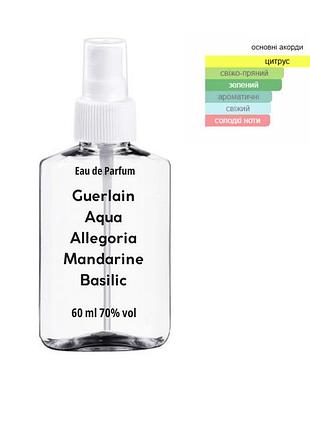Жіночий аромат guerlain aqua allegoria mandarine basilic 60 мл