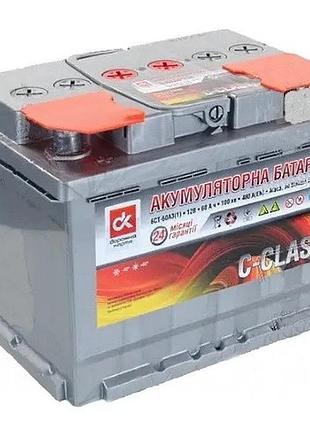 Акумулятор 60ah-12v c-class (242x175x190),r,en480