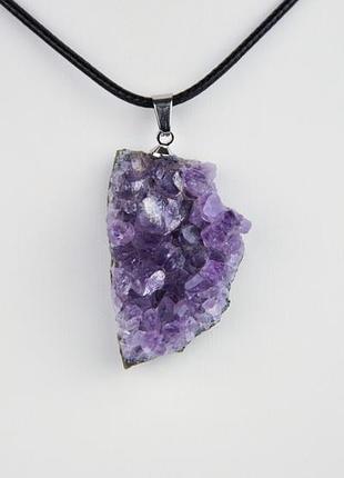 Кулон друза аметиста арт. ка04