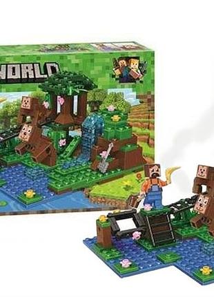 Конструктор bela обезьяний пляж my world 226 дет