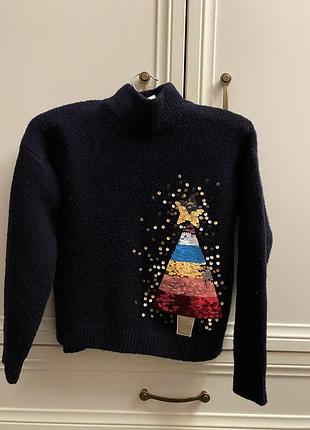 Новорічна кофта next 8-9 років