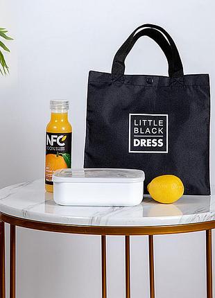 Тканевая эко сумка шоппер сумка для покупок, модная, для супермаркетов черная