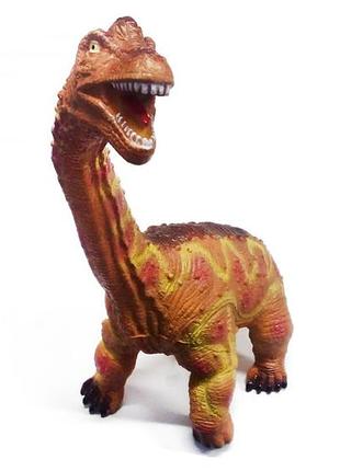 Велика фігурка дракона "брахіозавр" коричневий 85 см