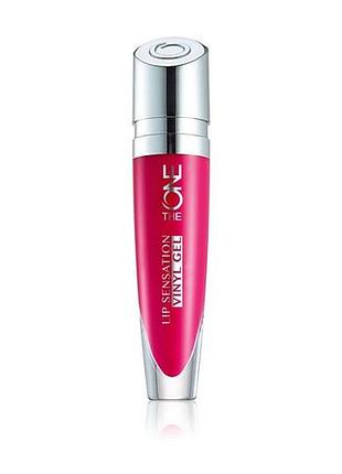 Рідка лакова губна помада the one lip sensation малиновий — 32450