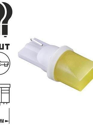 Лампа pulso/габаритна/led t10/cob-b2/12v/0.5w/100lm white