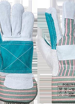Перчатки portwest double palm rigger a230