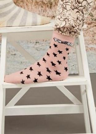 Носочки том і джері утеплені з зірками