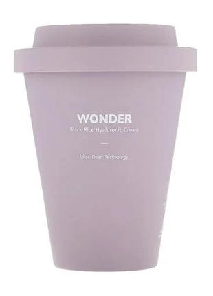 Гіалуроновий крем з екстрактом чорного рису haruharu wonder black rice hyaluronic cream 90 мл