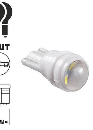 Лампа pulso/габаритная/led t10/1smd/3d/ceramic/12v/0.5w/65lm white