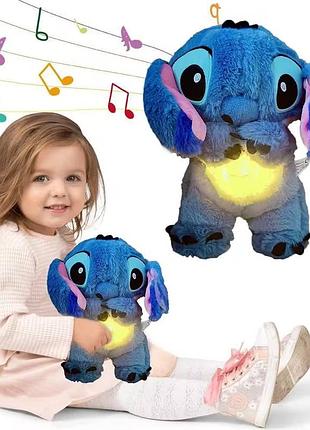 Игрушка стич мягкий и дышащий с батарейками
