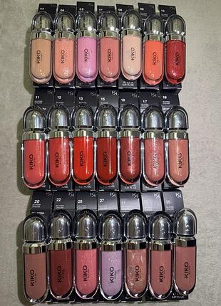 Блиски для губ kiko