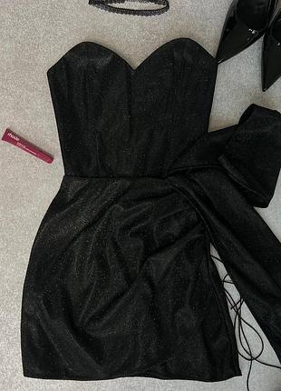 Сукня вечірня з корсетом міні жіноча