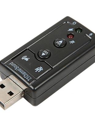 Внешняя звуковая карта usb 7.1 channel sound