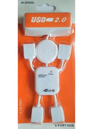 Usb хаб на 4 usb порта (паук)