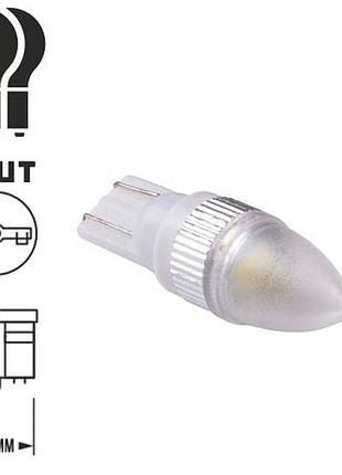 Лампа pulso/габаритна/led t10/1smd-5050/12v/0.5w/60lm white