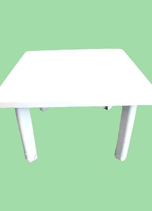 Стіл пластиковий журнальний для саду столик кавовий квадратний см-310 80*80 cm h 51 cm