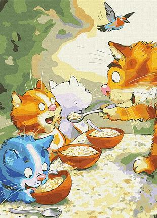 Картина по номерам ще ложечку! ірина зенюк 40 х 50 kho4274