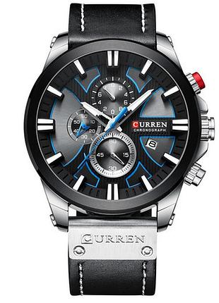 Curren 8346 silver-black