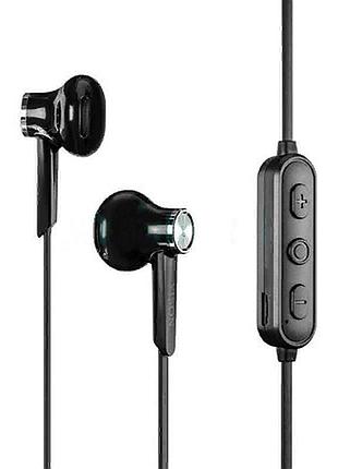 Беспроводные вставные bluetooth наушники yison e13 wireless magnetic music earphones black