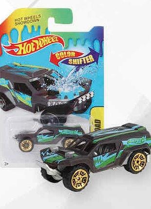 Машинка хот вилс меняет цвет hot wheel color shifter land crusher 324.89