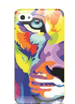 Силиконовый чехол для lenovo a319 print lion