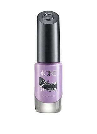 Стійкий швидкосохнучий лак з глянцевим покриттям the one гірська лаванда - 35558
