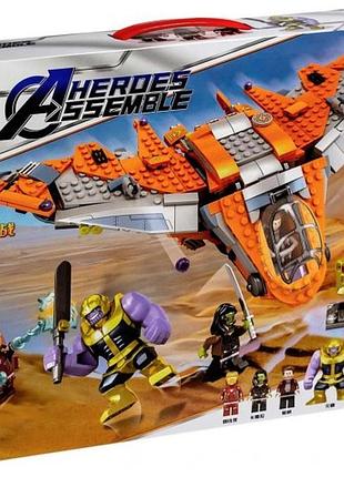 Конструктор "танос — последняя битва" мстители bella abc 725 деталей