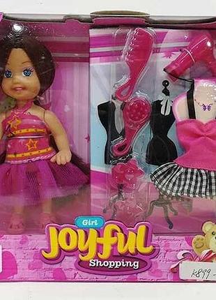 Кукла k 899-89 (192/2) с аксессуарами, в коробке