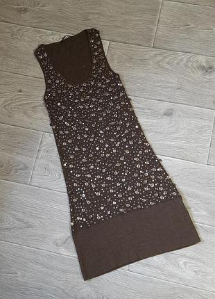 Сукня сарафан вовна шовк