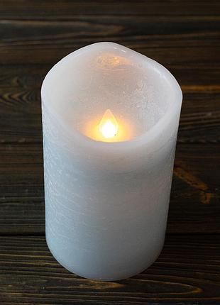 Свеча led восковая (голубая)