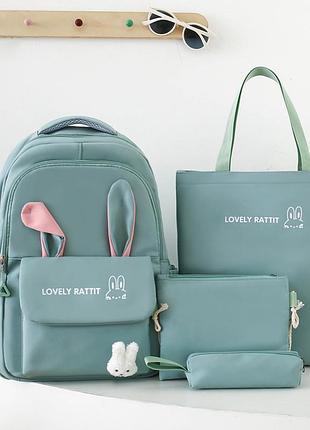 (немає кулона) рюкзак дівчина 4в1 нейлонова тканина нові сумки для дівчаток еко сумка міський стильний гурт