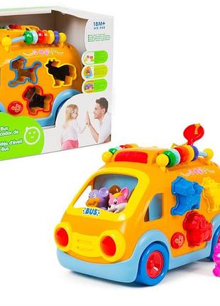 Детский сортёр "автобус" hola музыкальный 988