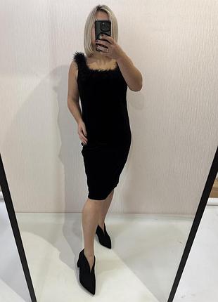 Велюрова сукня