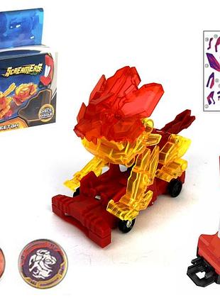 Дикий скричер машынка-трансформер screamers wild l3 лев cheetah 3