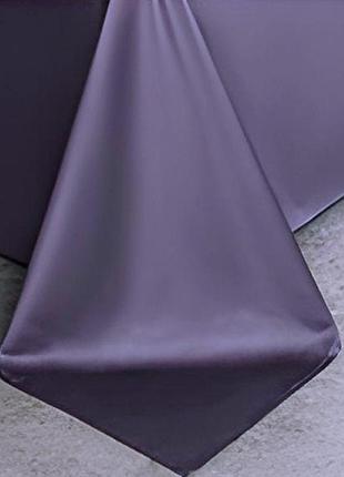 Набір простирадло 200х220см +наволочки 70х70 2шт сатин ярослав №9 сливовий