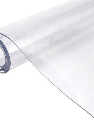 Скатерть мягкое стекло прозрачное защитное покрытие 0.30 мм crystal 1,37x30 м