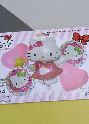 Набор воздушных шаров hello kitty (5 предметов)