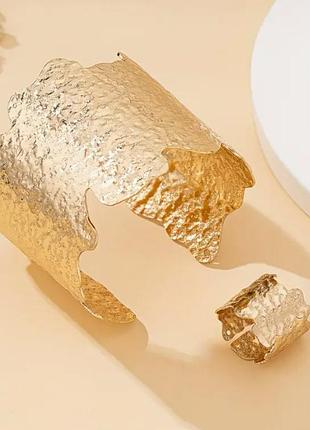 Біжутерія набор комплект браслет та кільце