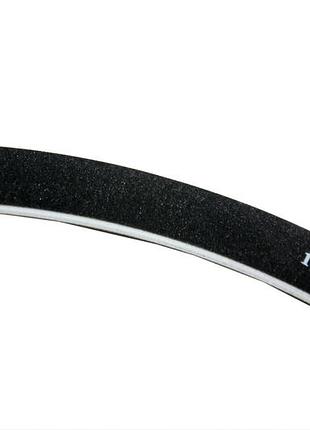 Пилка для ногтей zauber 180/180 грит черная банан