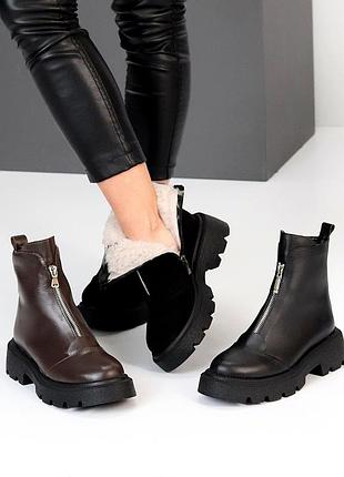 Ботинки "artis", натуральная кожа/замша, зима